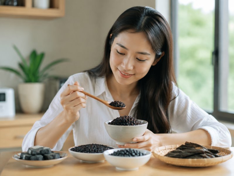 想要预防白发早生，日常饮食中要不要多吃黑色食物？
