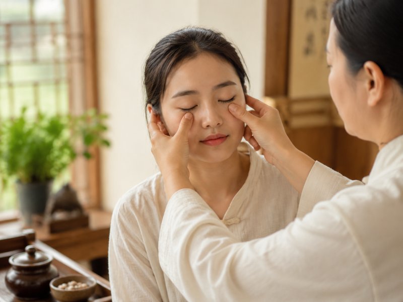 眼圈发青能不能靠按摩改善?中医推荐哪些日常穴位护理