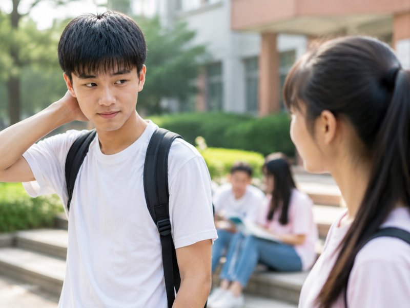 男孩青春期见到女生就紧张怎么缓解?试试这些方法