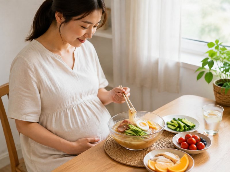 孕妇夏天嘴馋想吃冷面，到底行不行？选什么汤底和配菜对宝宝更稳妥
