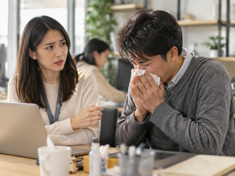 办公室有人感冒会不会传染？如何预防不被感染