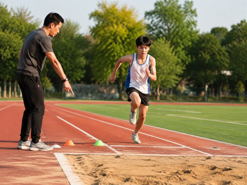 初学者跳远助跑步点总踩不准怎么办?试试这几个调整方法