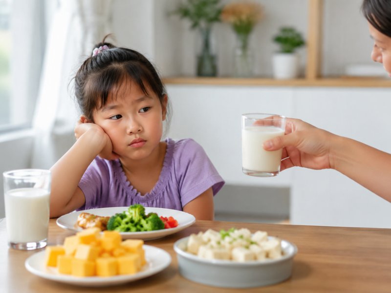 孩子不爱喝牛奶，能不能通过吃奶酪或豆腐补钙？