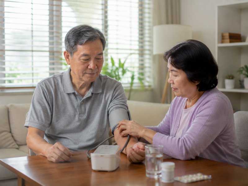 家里老人有糖尿病又有高血压,日常护理该怎么照顾?多久测一次血压最准?