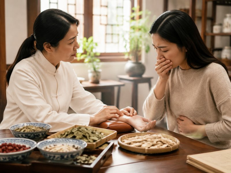 使用僵蚕治疗期间,出现恶心反胃该怎么办?要不要停药?
