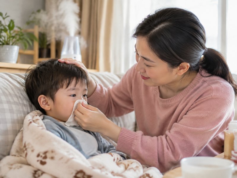 预防：比如“秋冬季节怎么预防小儿慢性支气管炎复发？做好这3点比吃药管用”