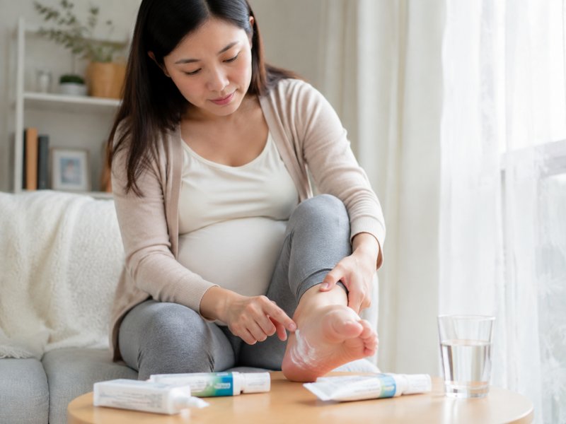 孕妇有脚气该用什么方法好，这些外用软膏能不能安全用