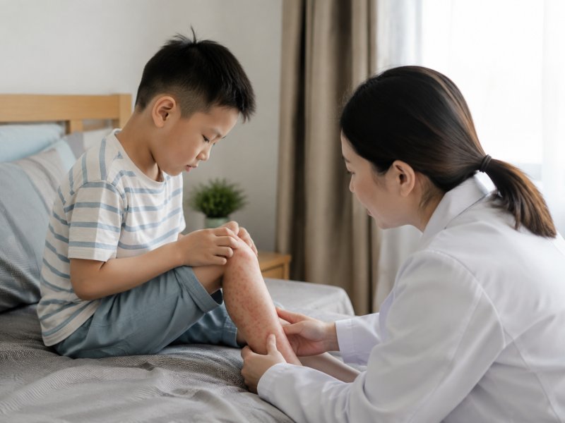 孩子确诊过敏性紫斑，要不要用激素治疗？有没有副作用？
