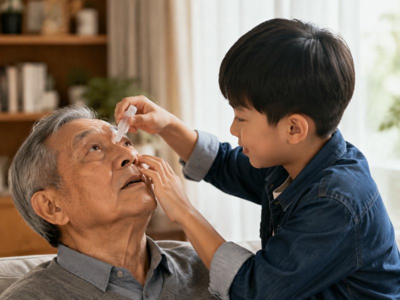 人群：比如“老人和孩子滴眼药水各有什么讲究？”