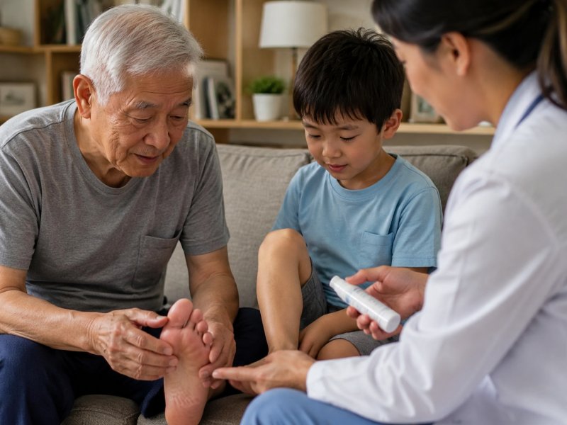 老人和小孩得了脚气，用药和成人有什么不同？要不要减量？