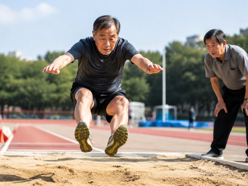 中老年人还能不能练跳远?安全跳远的注意事项和强度控制