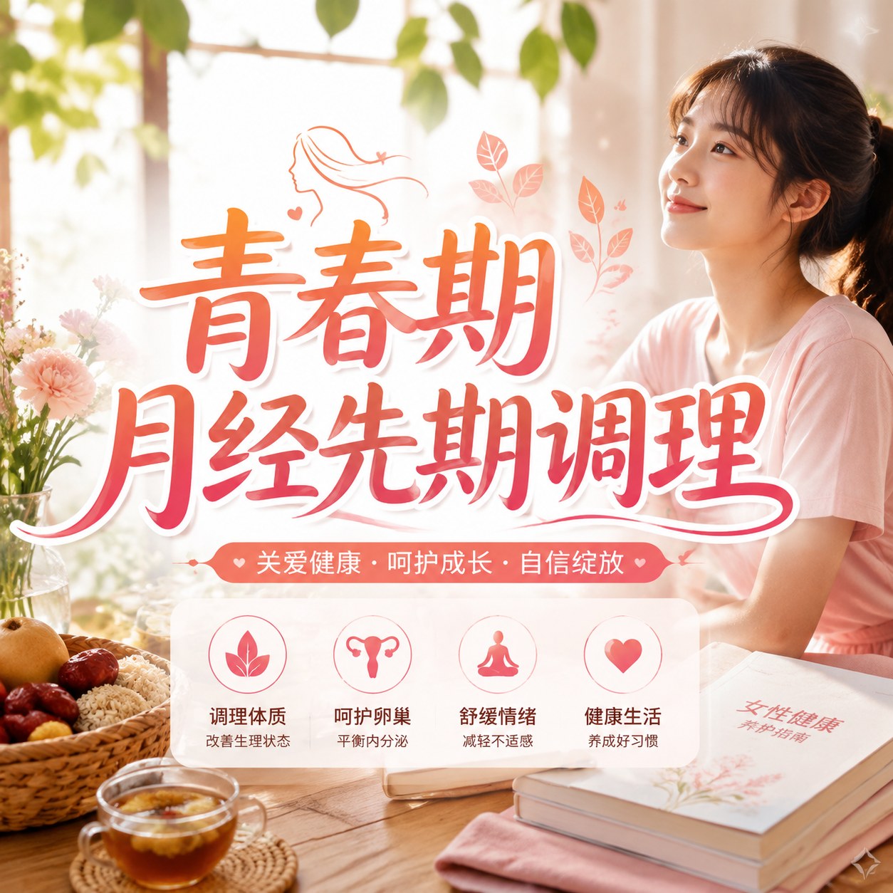 青春期女孩月经先期怎么办?跟成年女性调理方法一样吗
