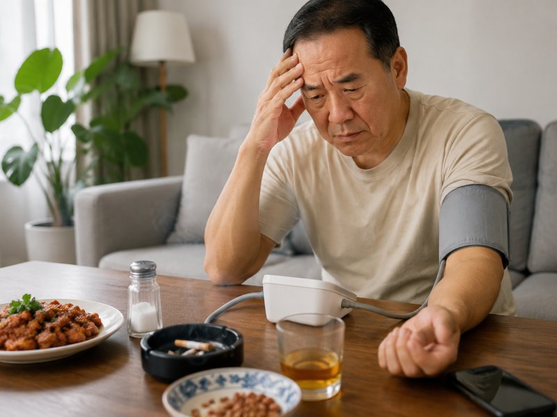 高血压是怎么找上门的?这6个生活习惯是主要元凶