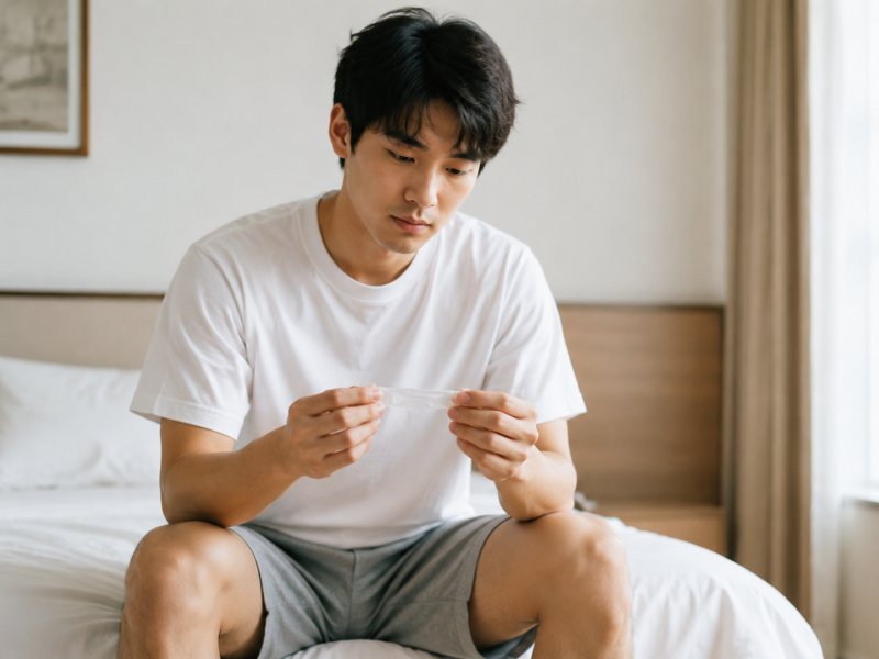 担心超薄套容易破的男性看过来,怎么正确佩戴才能降低风险?