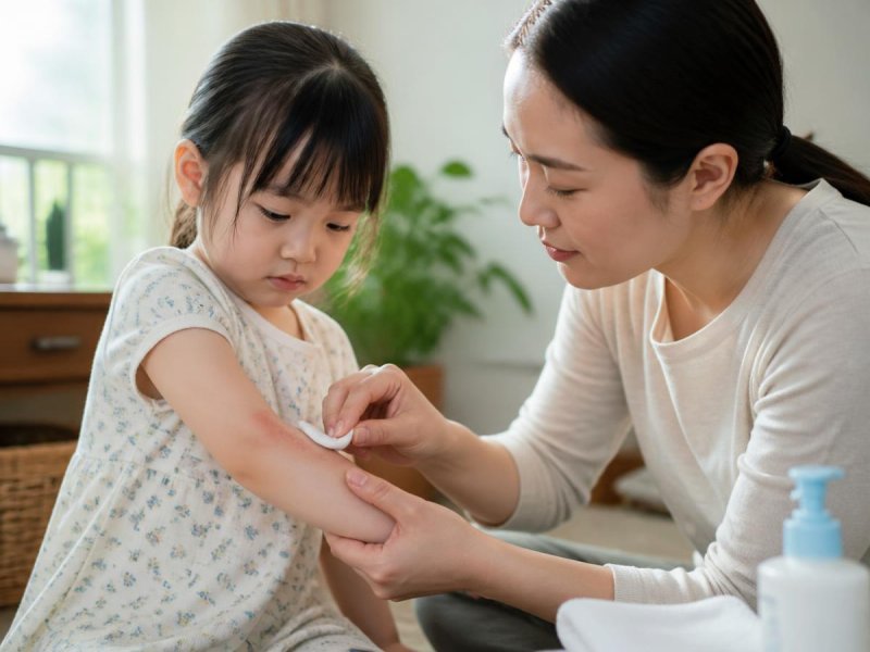 孩子得了接触性皮炎,家长该如何正确护理皮肤