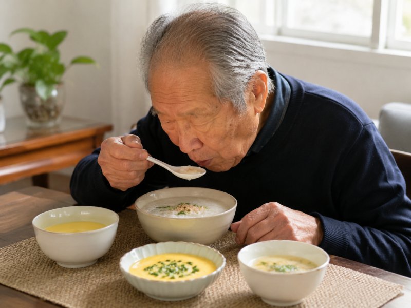 老人得了急性胃炎胃口差得厉害,做点什么流食既能补营养又不刺激胃?
