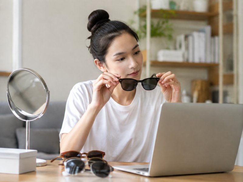 网购太阳镜怎么判断尺寸合不合适?脸小的人尤其注意