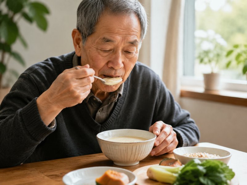 肾癌老人牙齿不好咀嚼费劲，营养糊糊怎么做才能好吃又养肾