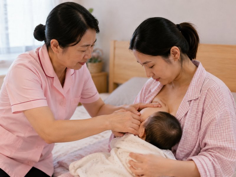 哺乳期乳房胀痛到底怎么缓解?金牌月嫂常用的3个护理手法试试看