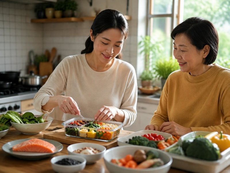 想给父母做健康午餐,如何用这12种食物做出低盐低油版本?