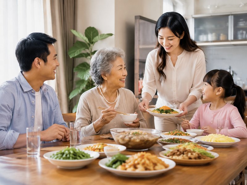 胃下垂老人在外地子女家探亲时饮食要注意什么