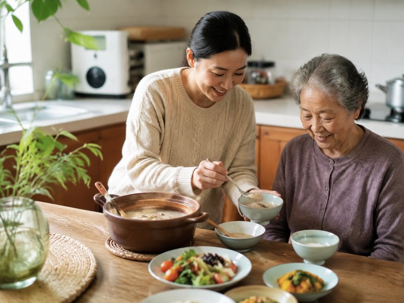 给家里老人煮养颜粥,食材要怎么选才软糯好消化?牙口不好也能放心吃的做法
