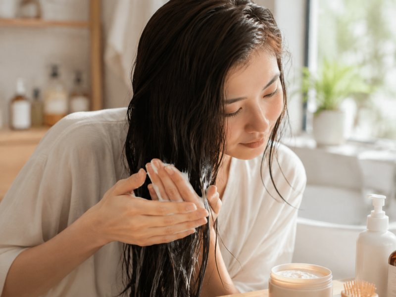 经常烫卷的头发分叉特别多,用什么发膜成分才能真正滋养到发芯内部