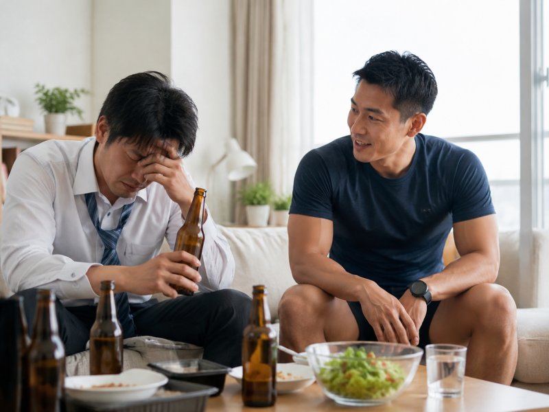 同样天天喝酒为什么有人阳痿有人没事，关键差在哪个习惯上？