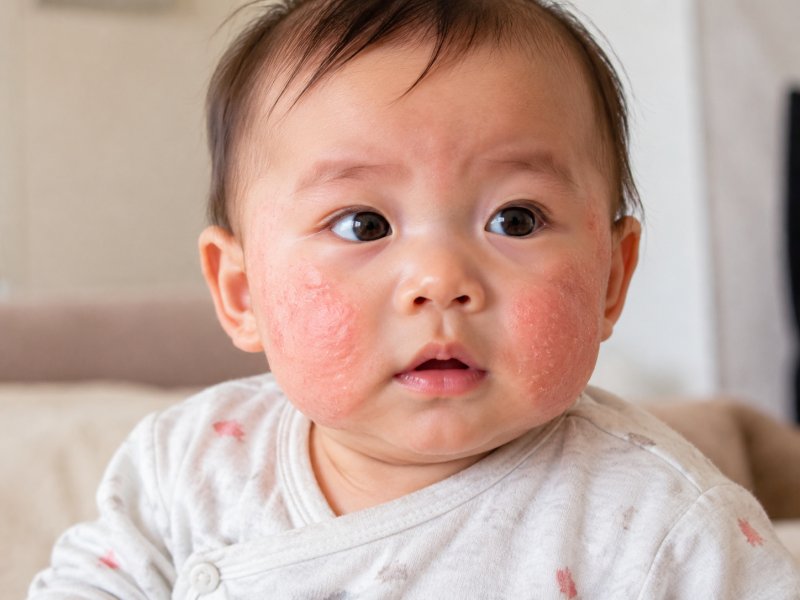 奶癣发作时皮肤是什么样子?不同阶段的症状表现怎么识别?