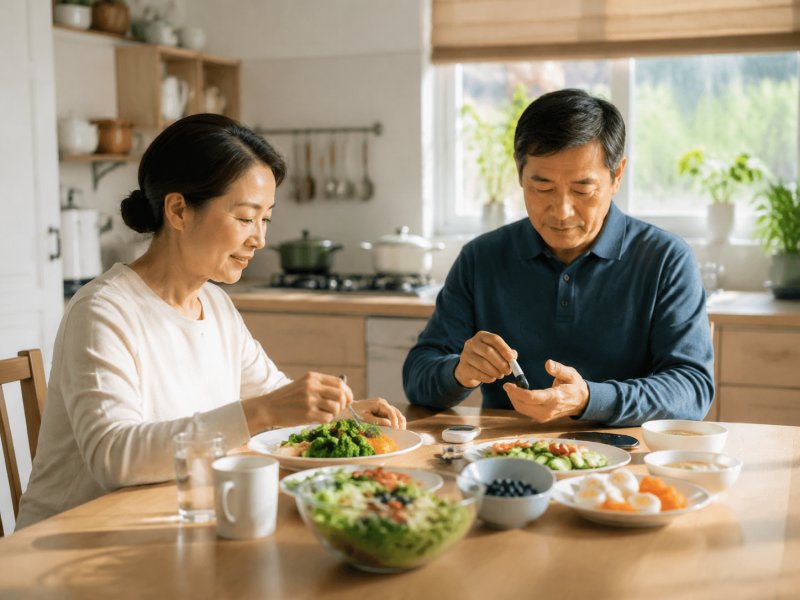 夫妻一方血糖高,另外一方日常饮食怎么调整才能不跟着中招?
