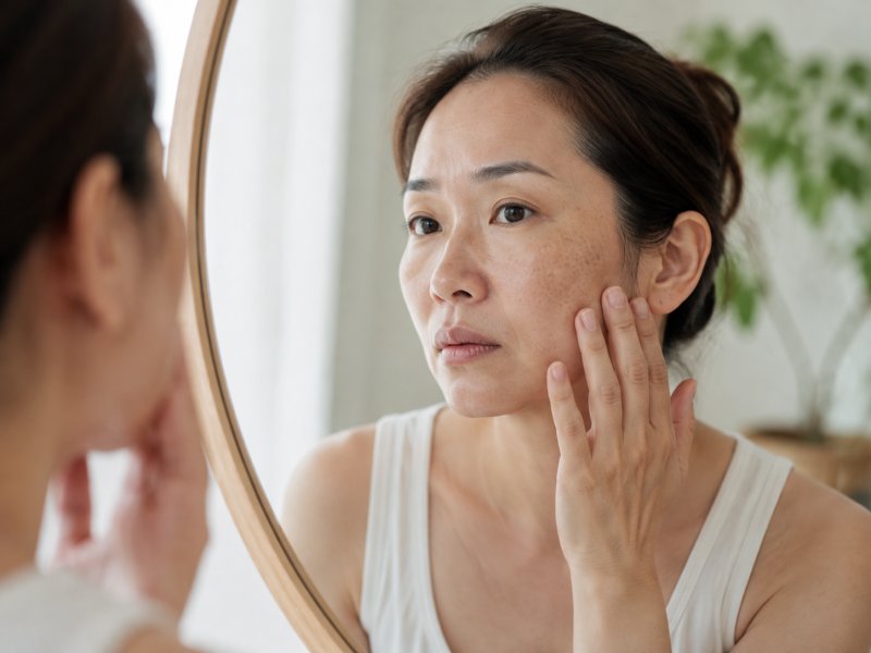 女性脸上长黄褐斑和甲亢有没有关系?要不要查甲状腺