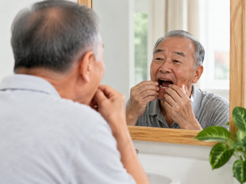 戴假牙的人如何降低口腔癌风险？日常自查和定期检查多久做一次才安心