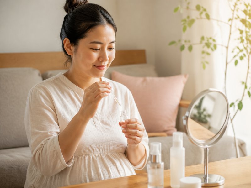 孕妇秋天脸上干燥紧绷可以怎么护理,能不能用功效型精华