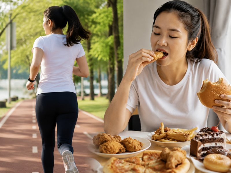每天走一万步但饮食没控制,会不会越走越胖?