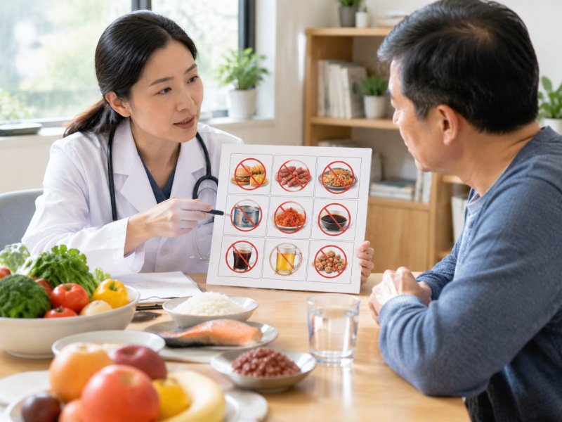 慢性肾炎肌酐刚升高饮食怎么调？医生列出三餐忌口清单