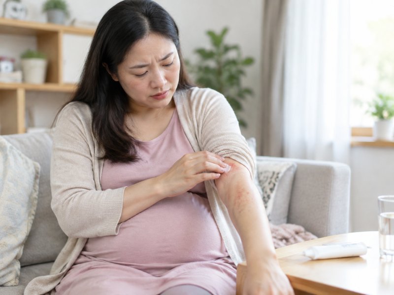 孕妇得了荨麻疹怎么处理?能不能用外用药膏止痒