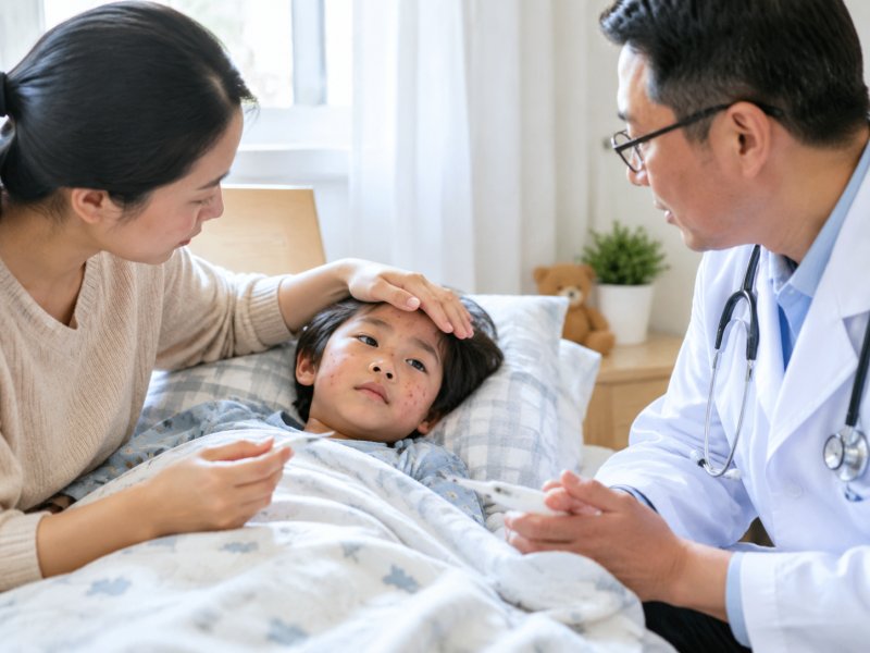 小孩长水痘发烧到39度要不要吃退烧药?医生说出最佳时机