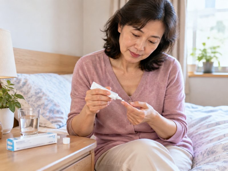 更年期女性用外用药膏治疗外阴炎,要用多久才能缓解干涩灼痛
