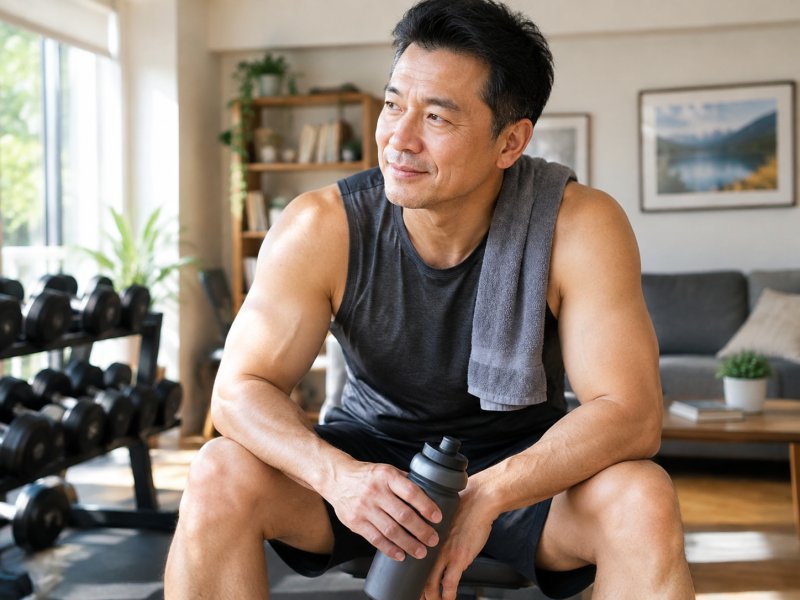 中年男性练肌肉练多久才能看到明显变化？别心急有原因