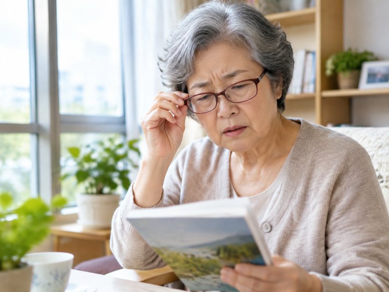 老人视力突然模糊是白内障还是老花眼,怎么快速区分
