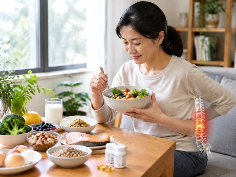 腰椎间盘突出吃什么对恢复有帮助,日常饮食要不要补钙和维D