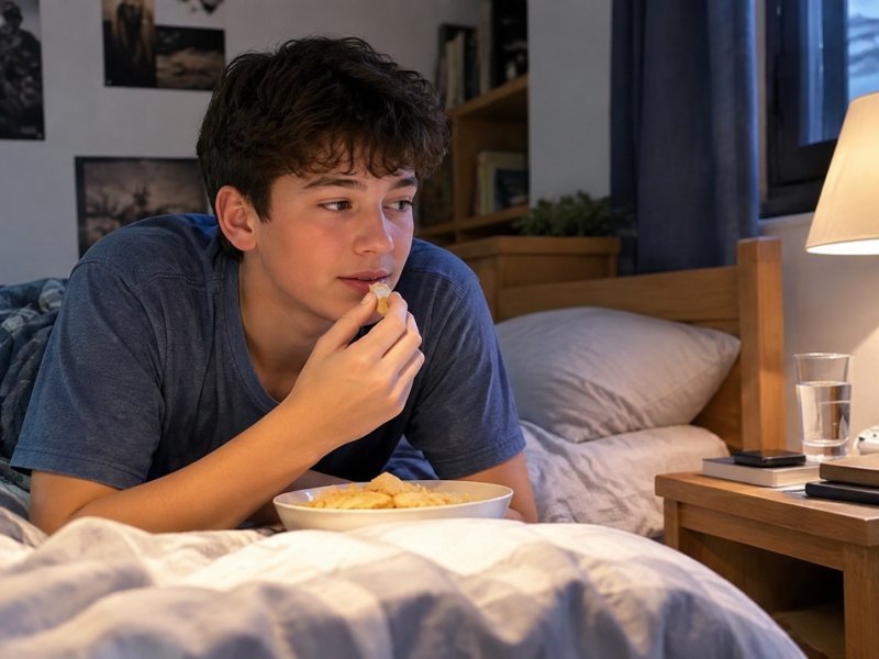 睡前饿了能不能吃东西?男孩青春期性梦频繁和饮食到底有多大关系