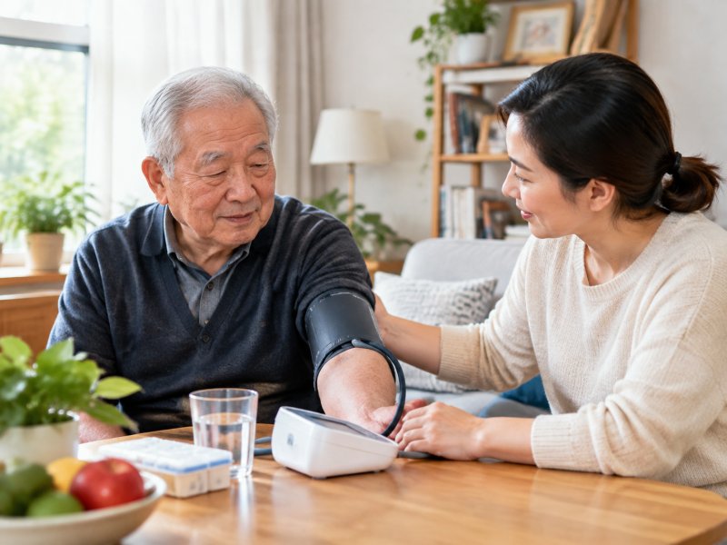 家里有高血压老人,平时怎么预防说话含糊这种突发情况?
