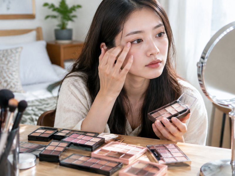 你买了十几盘眼影,为什么画的裸妆还是显脏呢
