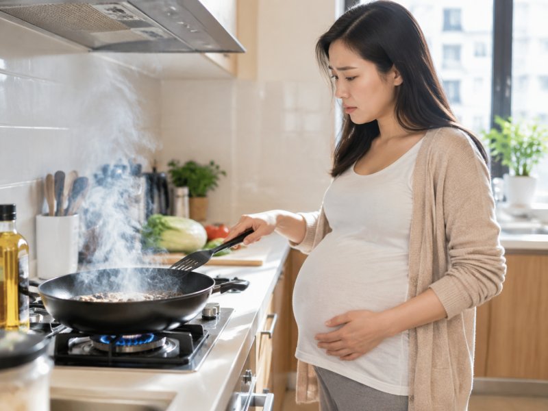 炒菜油冒烟了还能不能吃，孕妇吃了会不会影响宝宝发育？