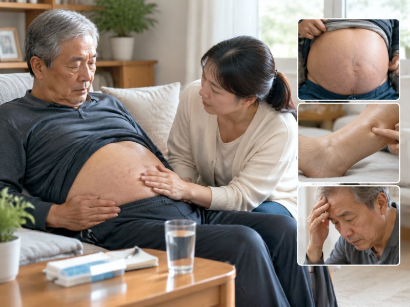 肝硬化腹水在家怎么观察和护理?出现这3种情况赶紧就医
