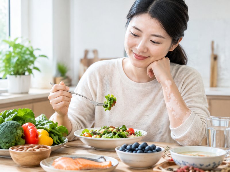 白斑容易反复和饮食有没有关系,中医建议怎么吃才稳妥