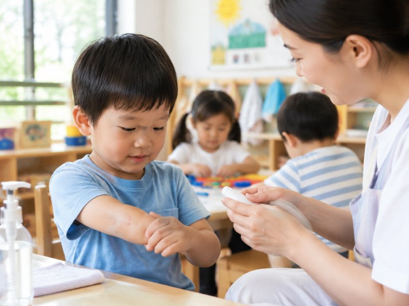 夏天孩子怎么预防脓疱疮？幼儿园里要注意这几点