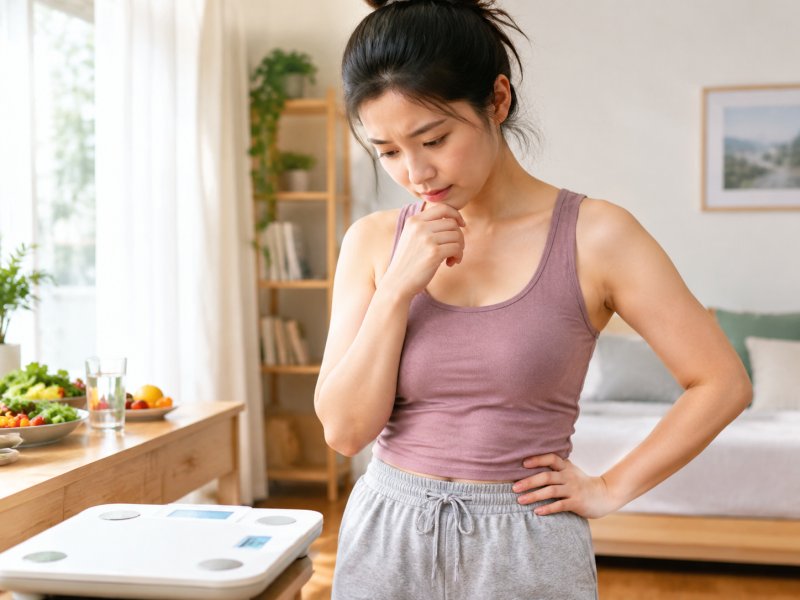 女性生理期前体重上涨算不算平台期？要不要改变减肥计划