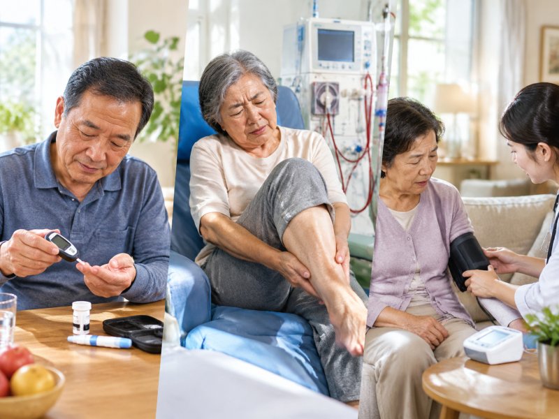 透析时抽筋、血压低怎么回事?日常护理上如何提前防